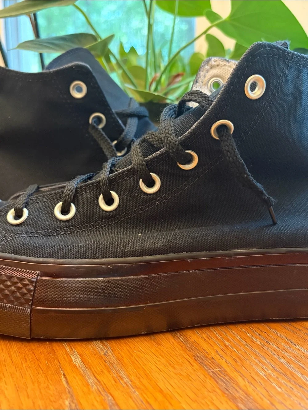 Converse Chuck Taylor All Star High Top Black Women Size 9 Canvas READ